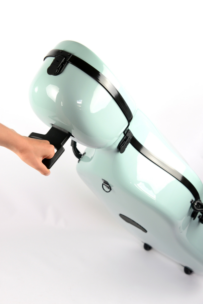 Newtech Cellokasse med hjul - Mint - Image 4