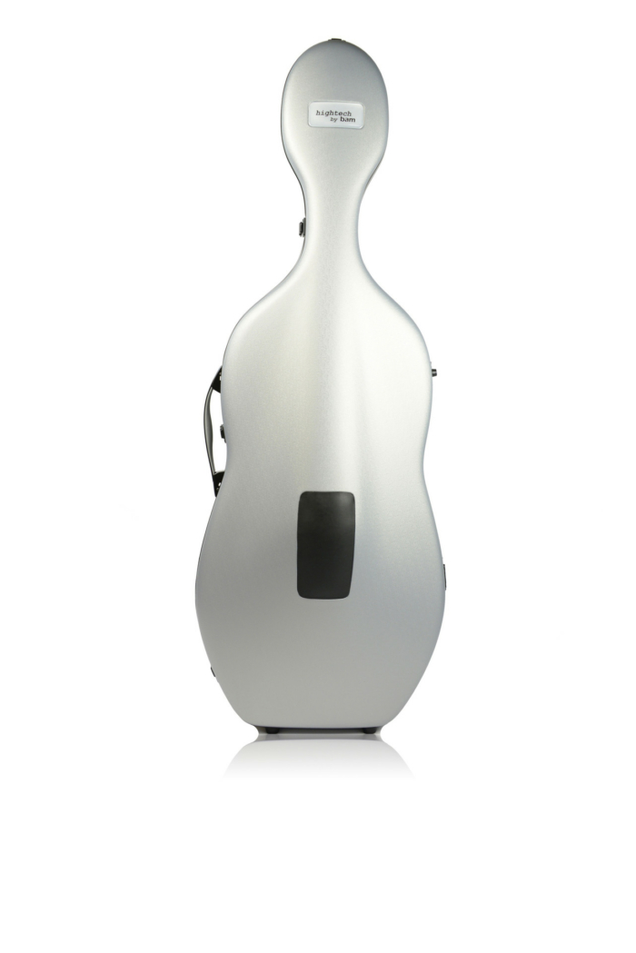 Hightech 4.4 Justerbar Cello Etui - Metallisk Sølv