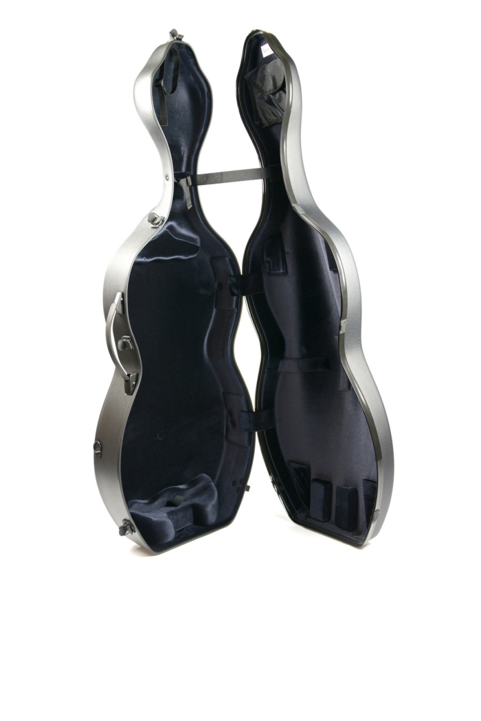 Hightech Shamrock Cellokasse med hjul - Black Textured - Image 3