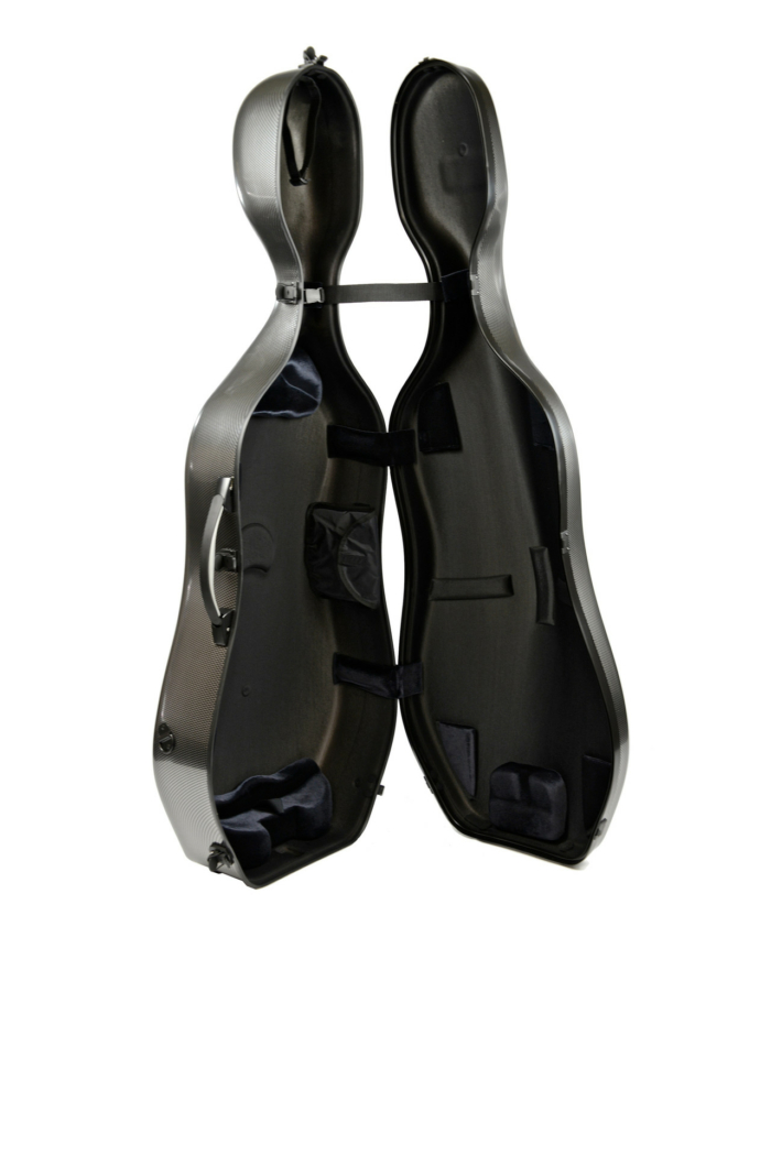 Hightech 3.5 Compact Cellokasse - Silver Carbon look - Image 3