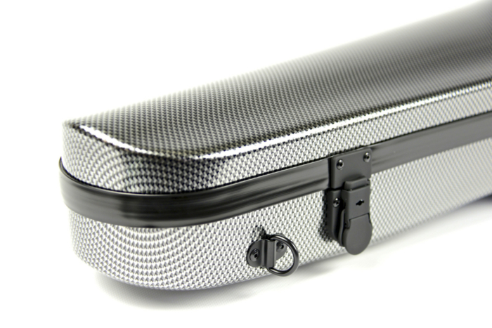 Hightech Contoured Violinkasse - Silver Carbon - Image 4