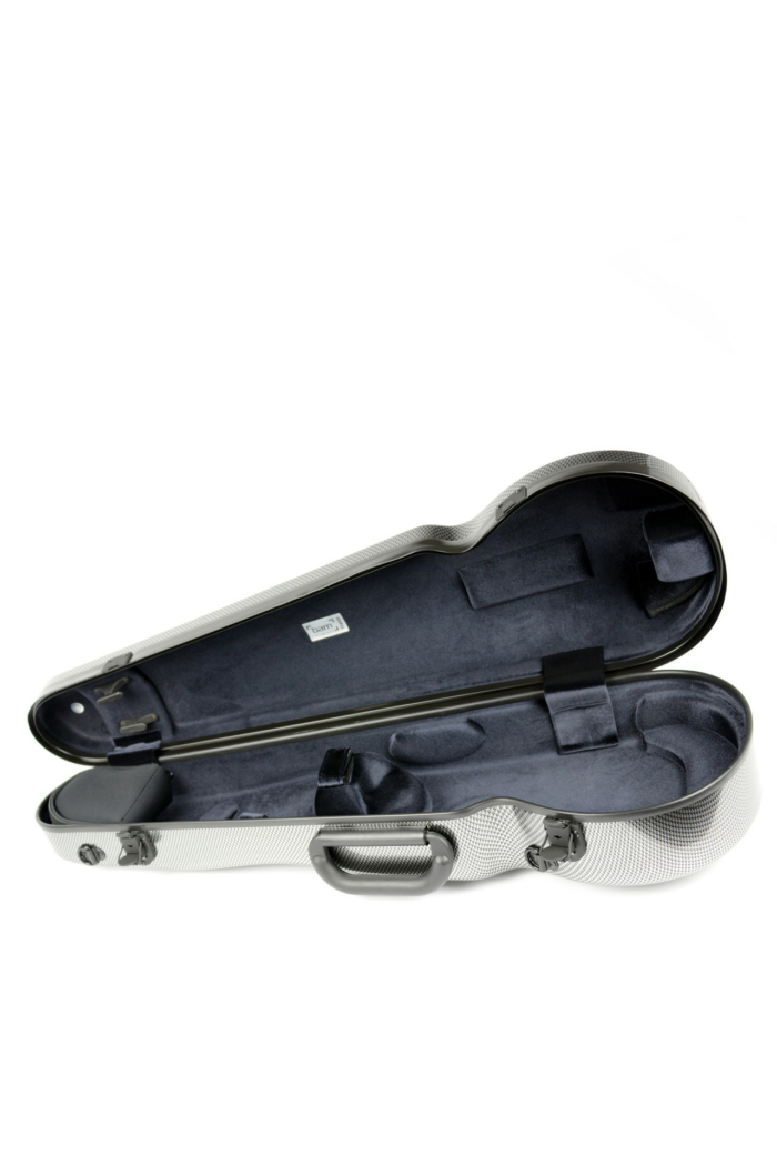 Hightech Contoured Violinkasse - Silver Carbon - Image 3