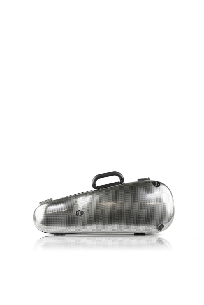 Hightech Cabin Violinkasse - Silver Carbon look - Image 2