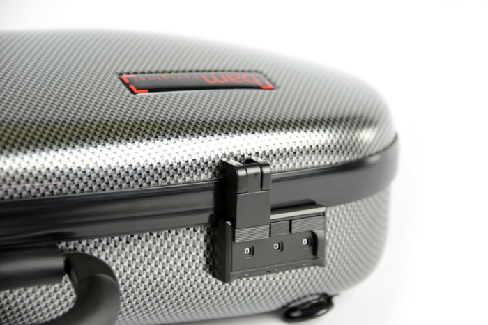 Hightech Cabin Violinkasse - Silver Carbon look - Image 4