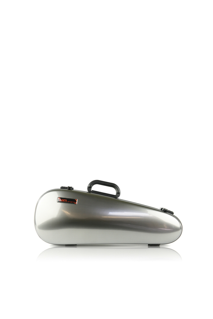 Hightech Cabin Violinkasse - Silver Carbon look