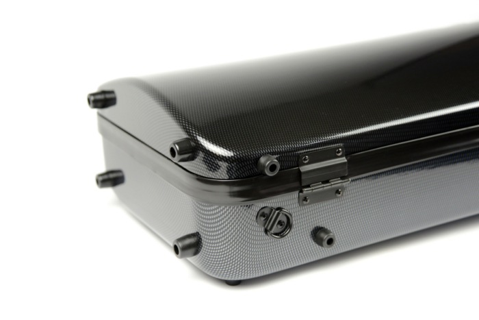 Hightech Dobbel Kasse - 2 violiner - Black Carbon look - Image 4