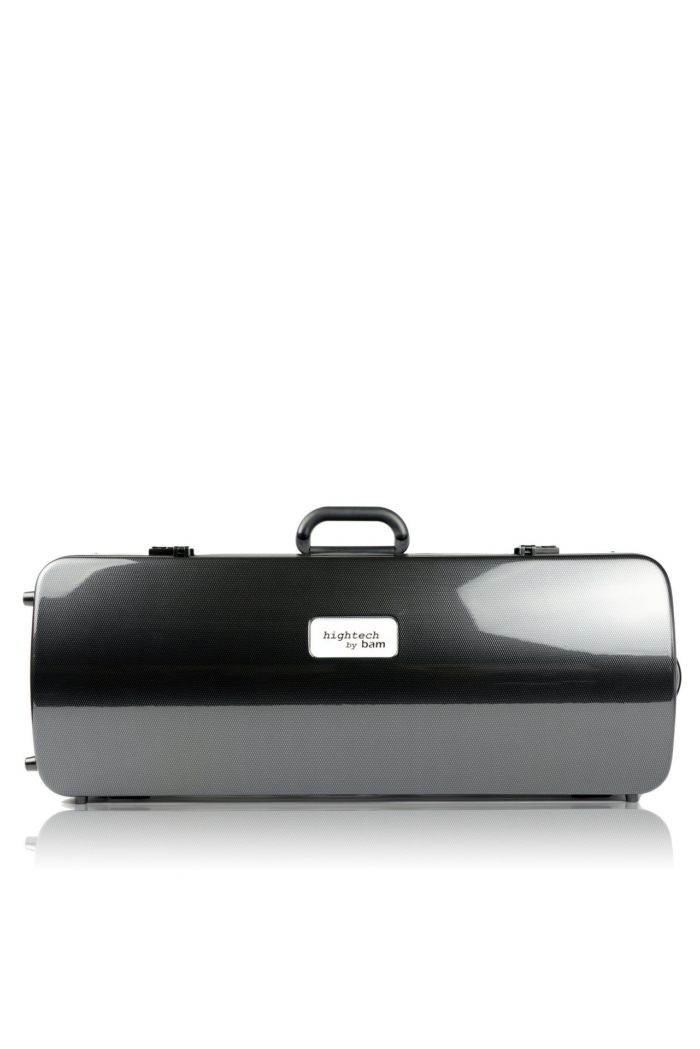Hightech Dobbel Kasse - 2 violiner - Black Carbon look
