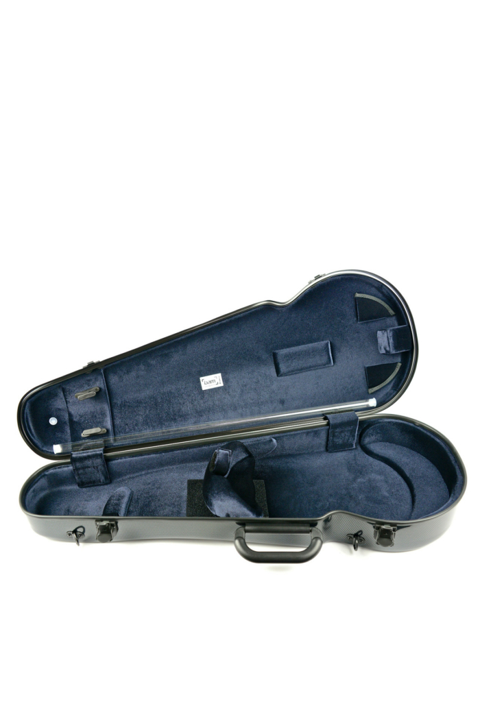 Hightech Contoured Bratschkasse - Black Carbon look - Image 3