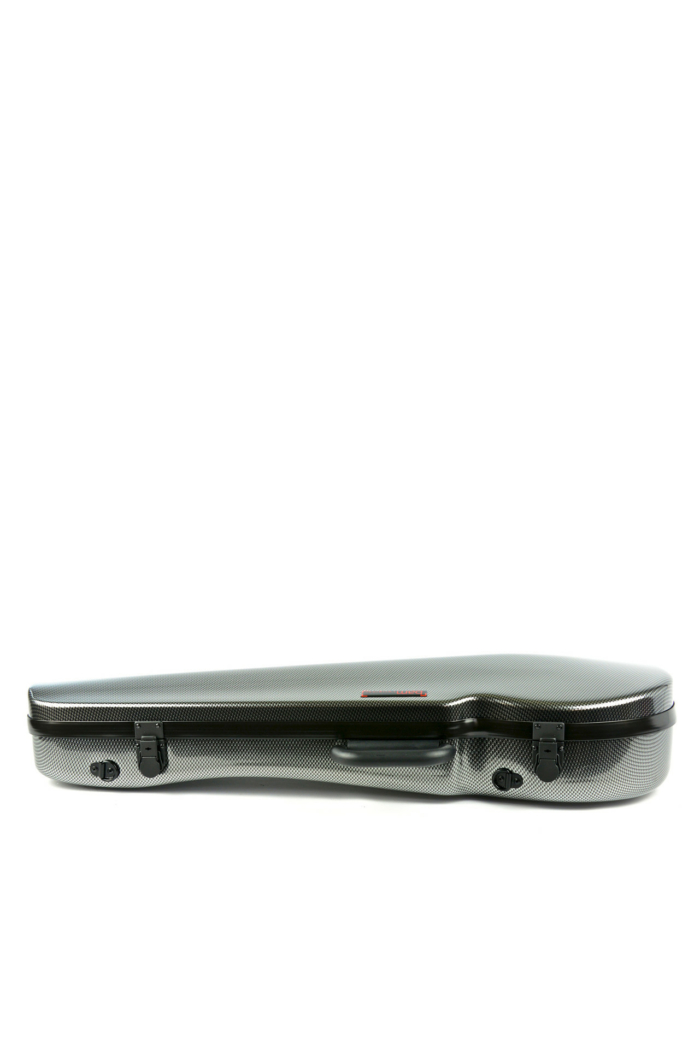 Hightech Contoured Bratschkasse - Silver Carbon look - Image 4