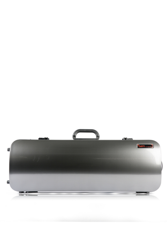 Hightech Rektangulær Bratsch Compact størrelse uden seddelomme - Silver Carbon look