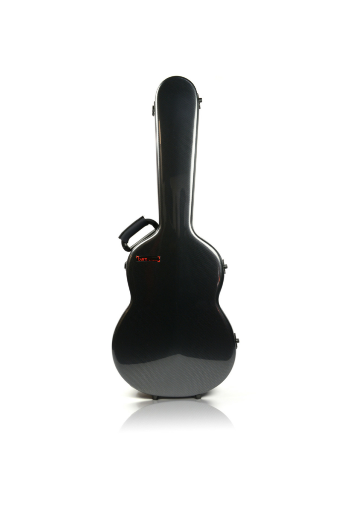 Hightech Classical Guitar Case - Black Carbon look