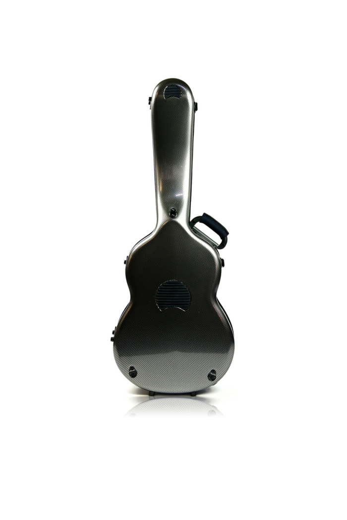 Hightech Classical Guitar Case - Silver Carbon look - Image 2