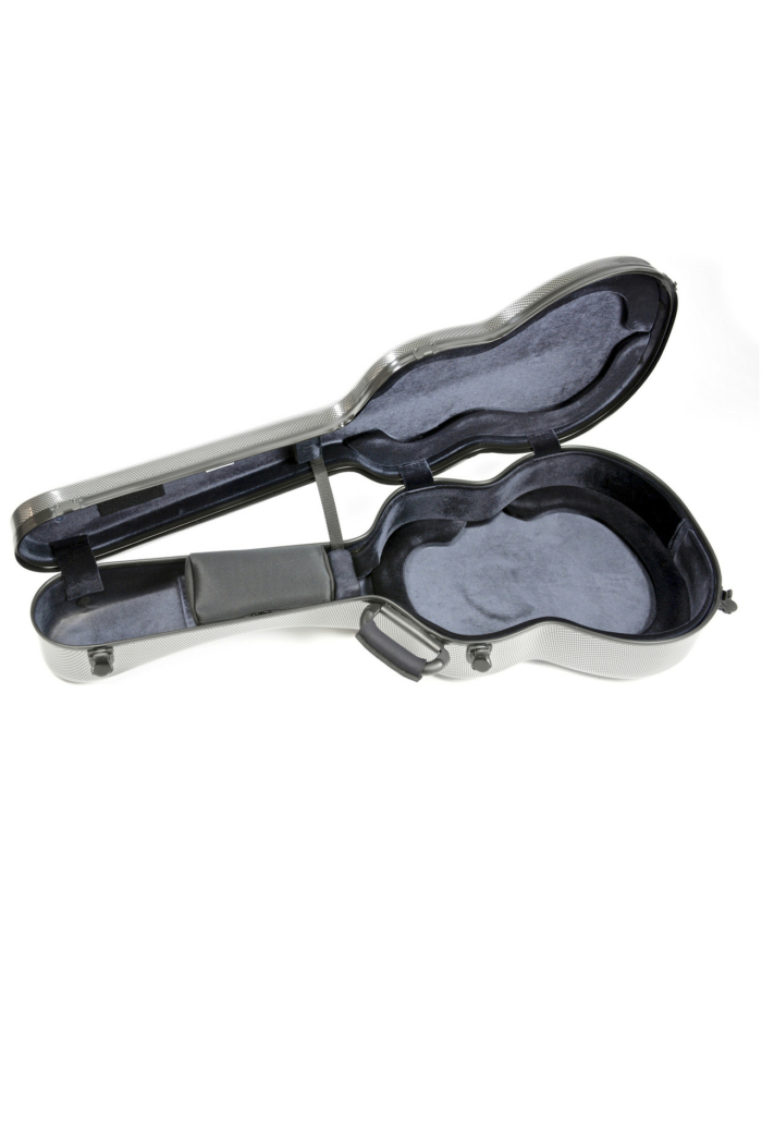 Hightech Classical Guitar Case - Silver Carbon look - Image 3