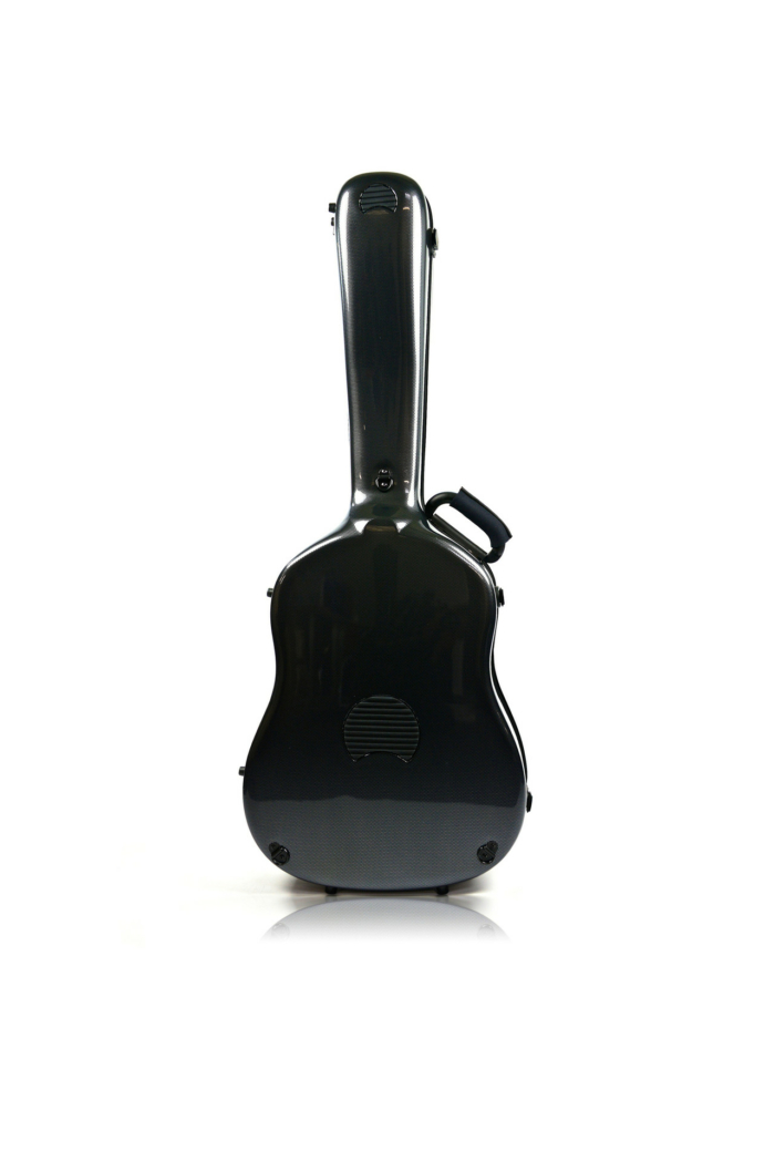 Hightech Dreadnought Guitar Case - Black Carbon look - Image 2
