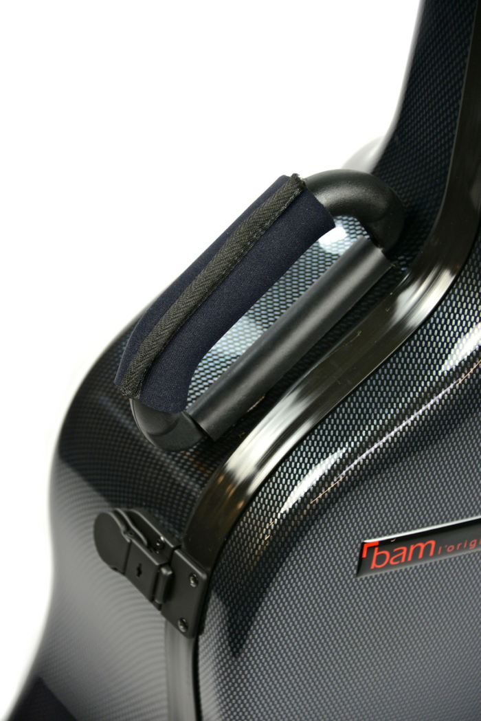 Hightech Dreadnought Guitar Case - Black Carbon look - Image 4