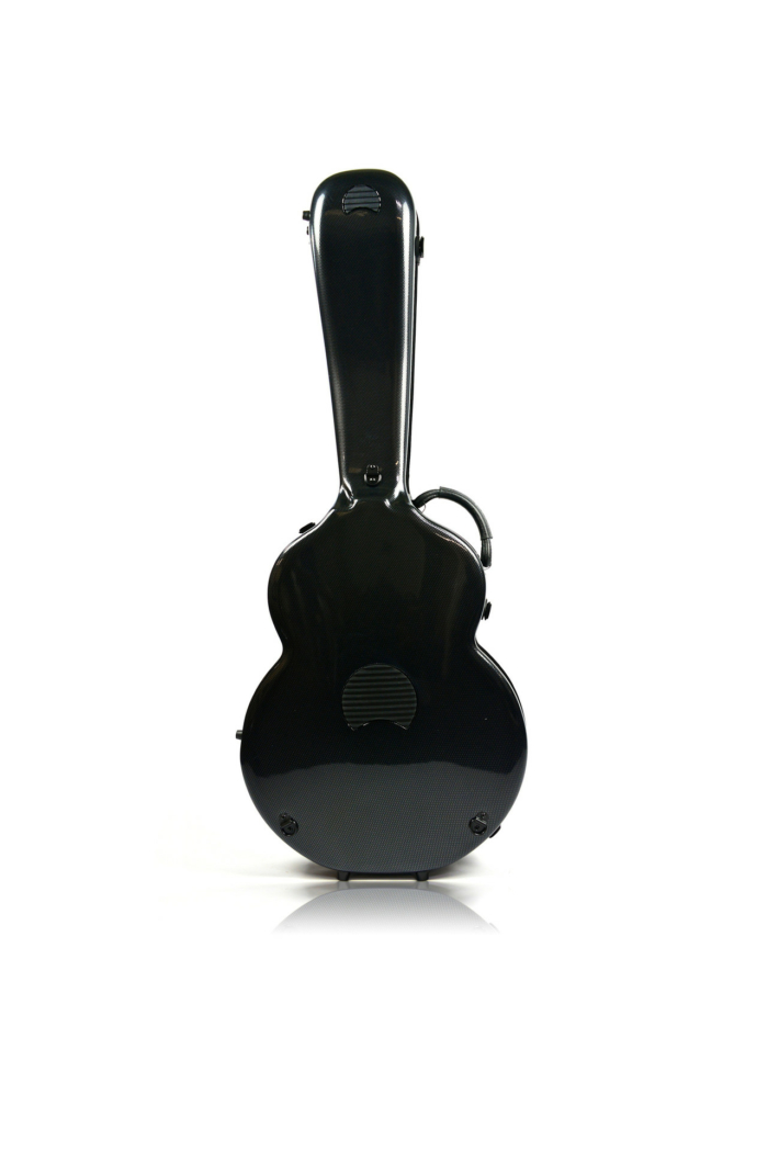 Hightech Arch Top 16" Guitar Case - Black Carbon look - Image 2
