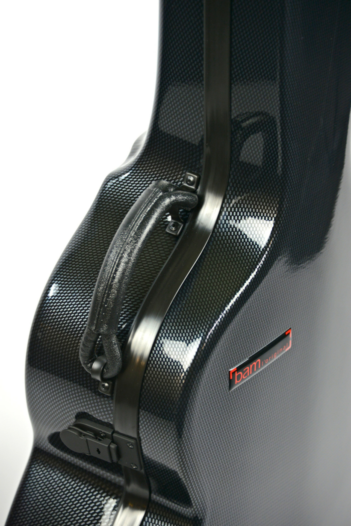 Hightech Arch Top 16" Guitar Case - Black Carbon look - Image 4