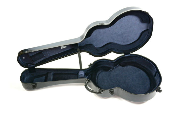 Hightech Arch Top 16" Guitar Case - Black Carbon look - Image 3