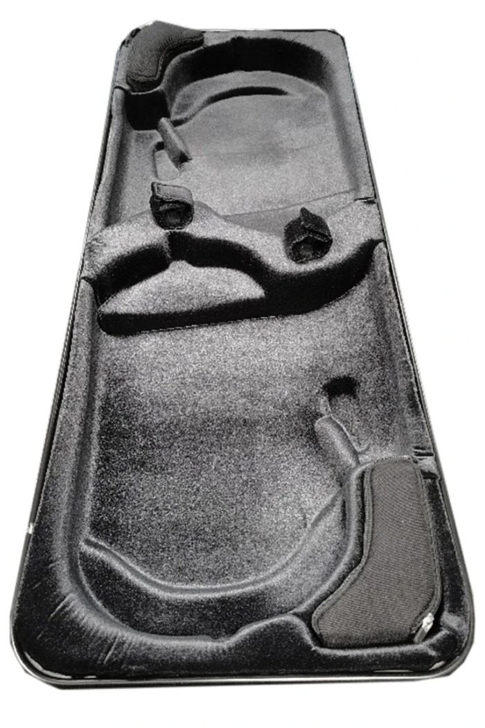 Hightech Dobbel Kasse - 2 violiner - Black Carbon look - Image 6