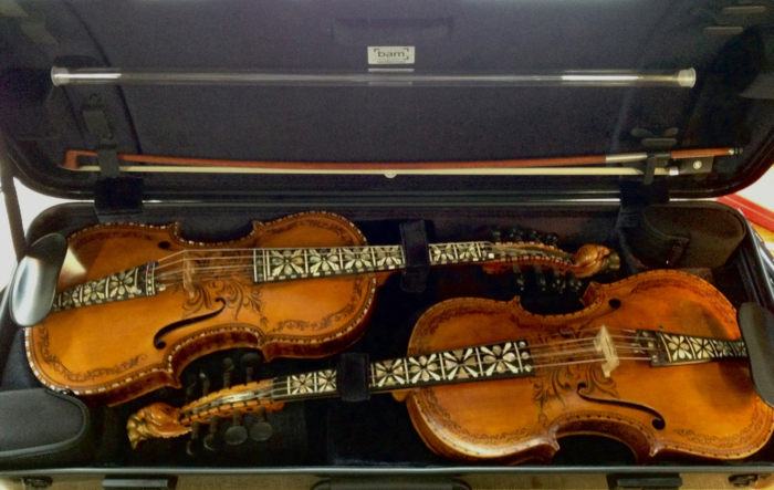 Hightech Dobbel Kasse - 2 violiner - Tweed - Image 5
