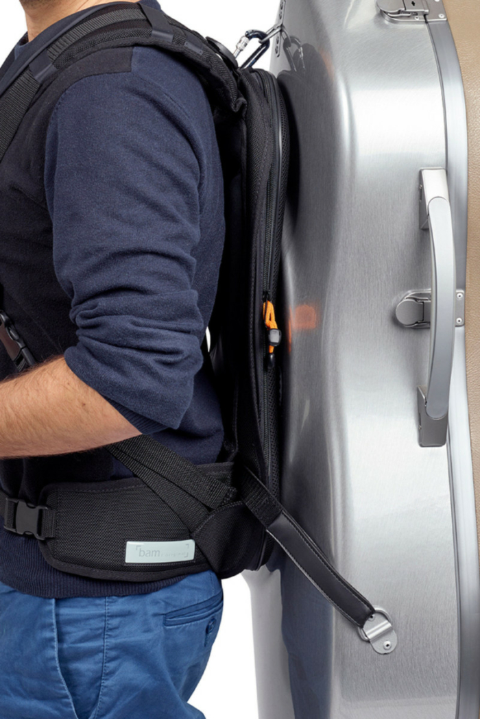 Ergonomisk rygsæksystem til celloæsker - Sort - Image 4