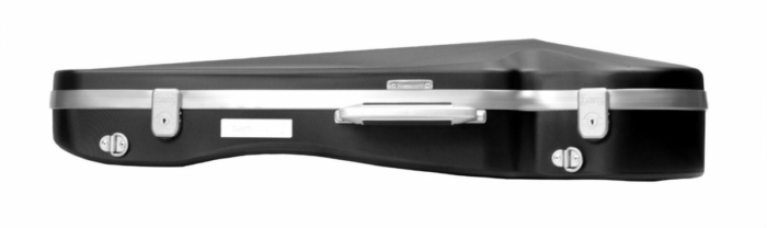 THE OPERA Hightech Contoured Violin Case - Sort polycarbonat - Sølv udgave - Image 6