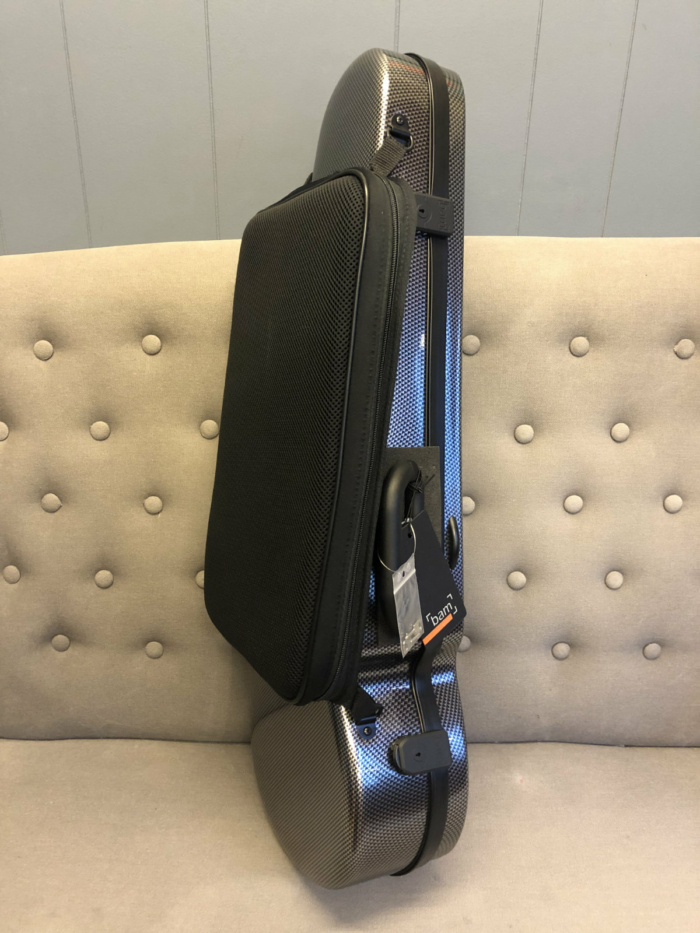 Rygpude med indvendig nodelomme til Hightech Contoured violin/bratschboks - Sort - Image 6