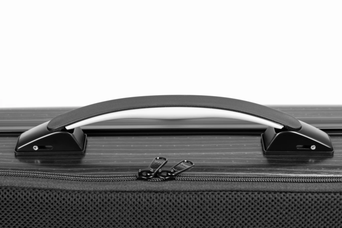 NYT DESIGN! Rektangulær HIGHTECH violinetui med musiklomme - Black Lazure - Image 4