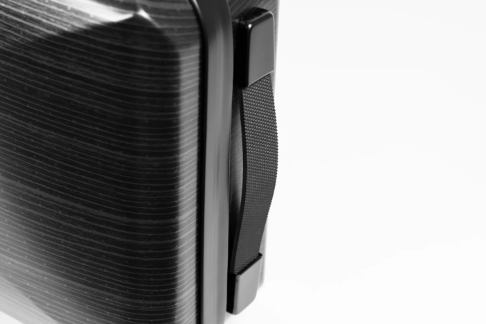 NYT DESIGN! Rektangulær HIGHTECH violinetui med musiklomme - Black Lazure - Image 5